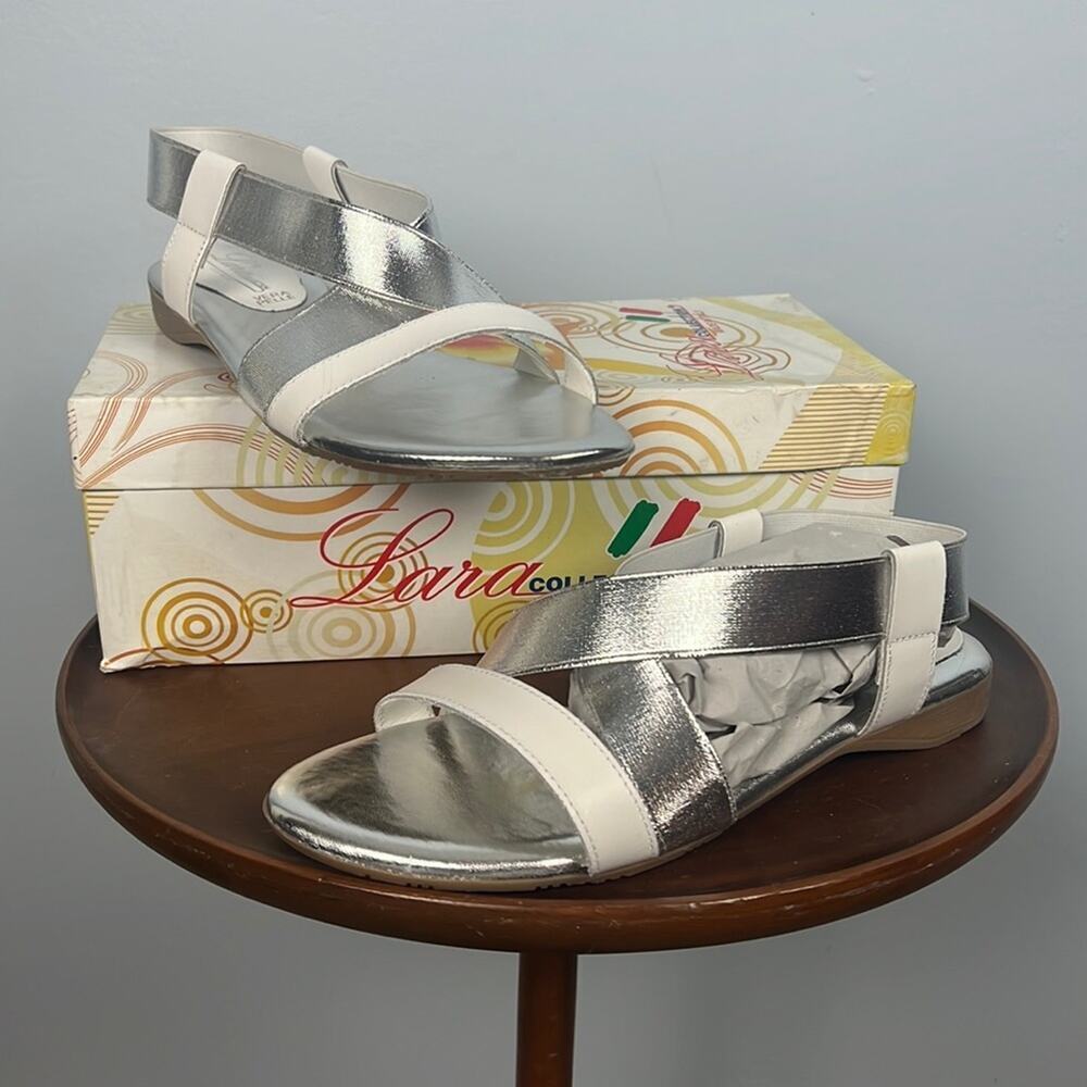 Lara collection Bianco women’s new in box sandals size 38
